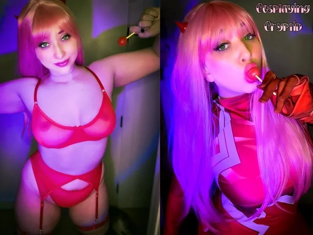 Cosplaying Cryptid Zero Two Darling In The Franxx Free Hentai Porno