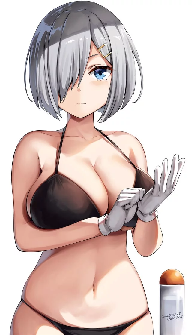 Hamakaze just before the daily mission (Belko) [KanColle]