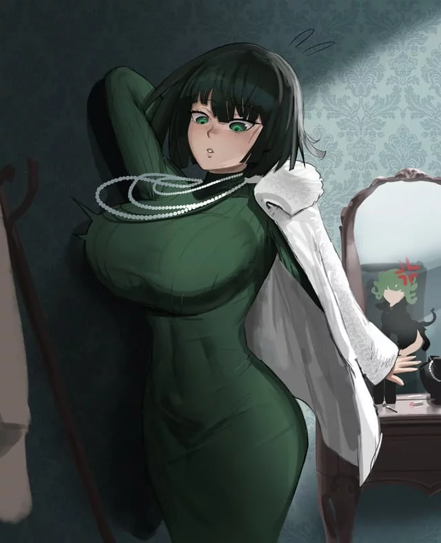 A real green dress