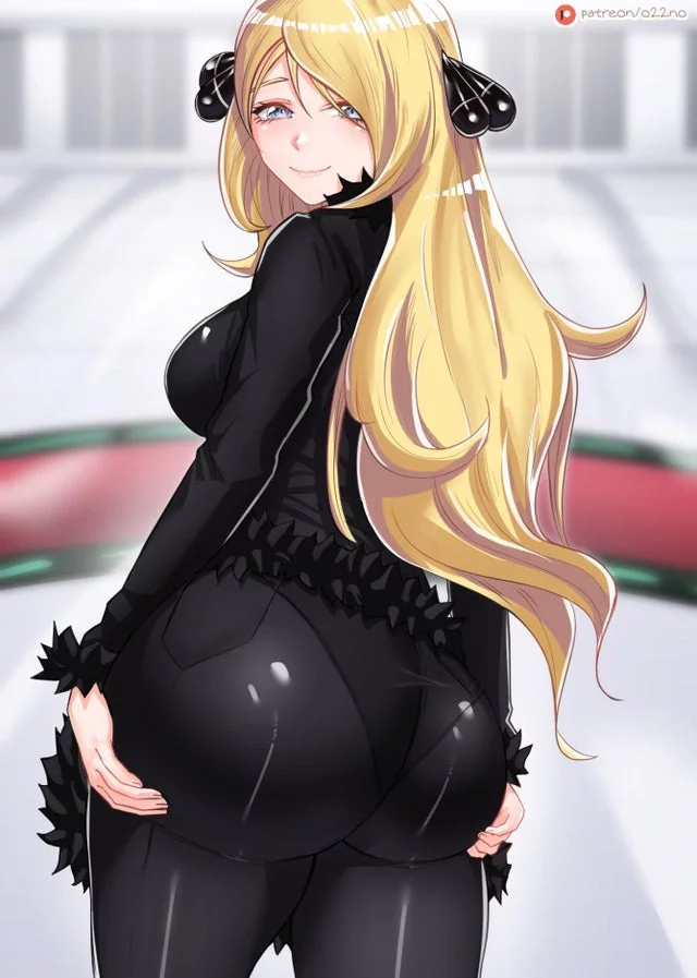 Cynthia and her 🍑🍑BIG BOOTY🍑🍑 (onibutts) [Pokemon]