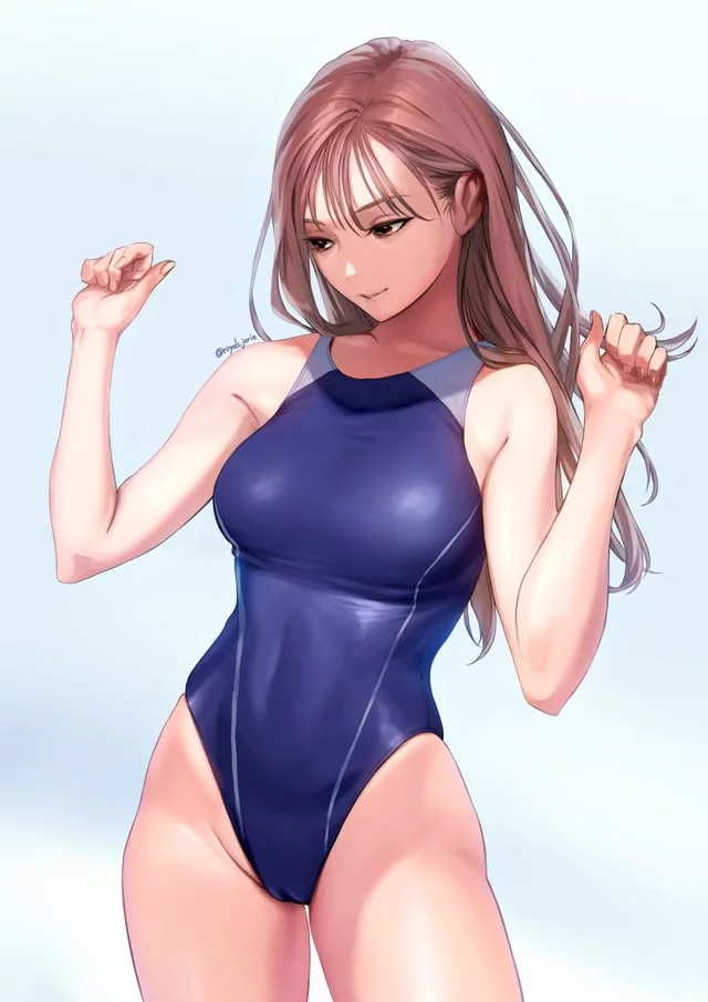 Blue Competition Swimsuit