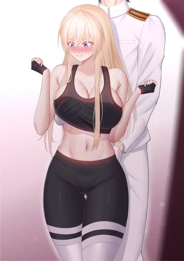 The best part about us sporty girls is that you get to help me with my post workout stress relief ~