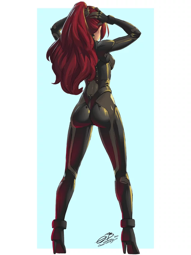 Mitsuru Kirijo in Latex [OmniformBlue][Persona]