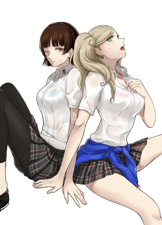 I love how horny the Atlus devs are for the (Persona 5) girls, especially (Ann and Makoto) since they're so embarrassed about it