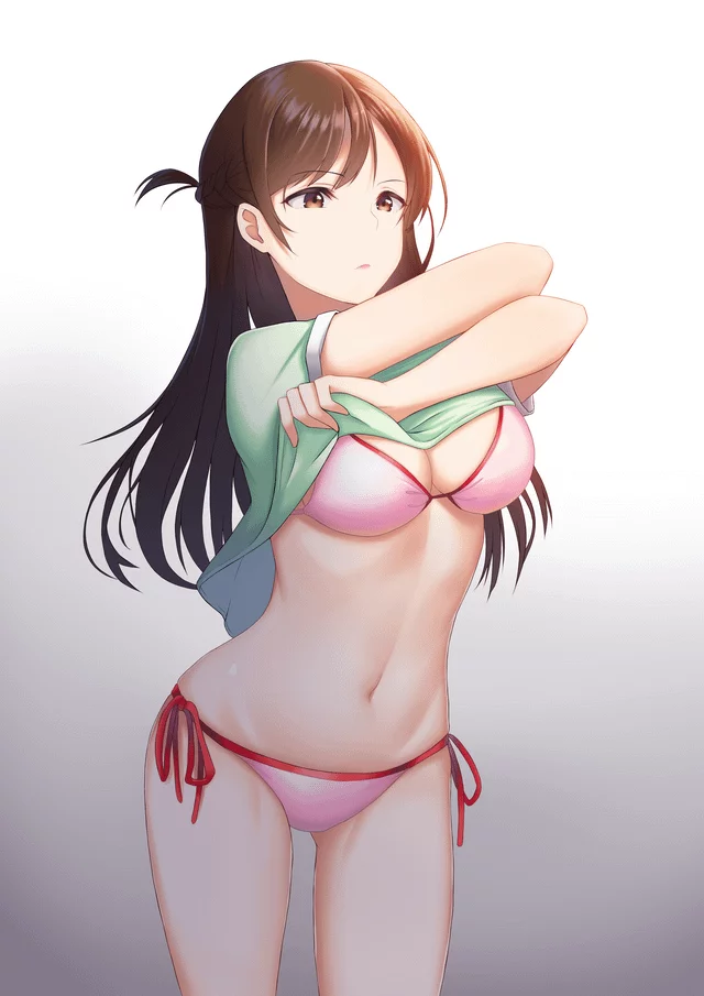 Chizuru Mizuhara Undressing (Rent A Girlfriend)