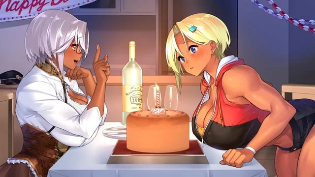 Aww thanks for the birthday! You said there was going to be a present right? What is it? (I want to be her, your closeted lesbian friend who's having a birthday party that day.)