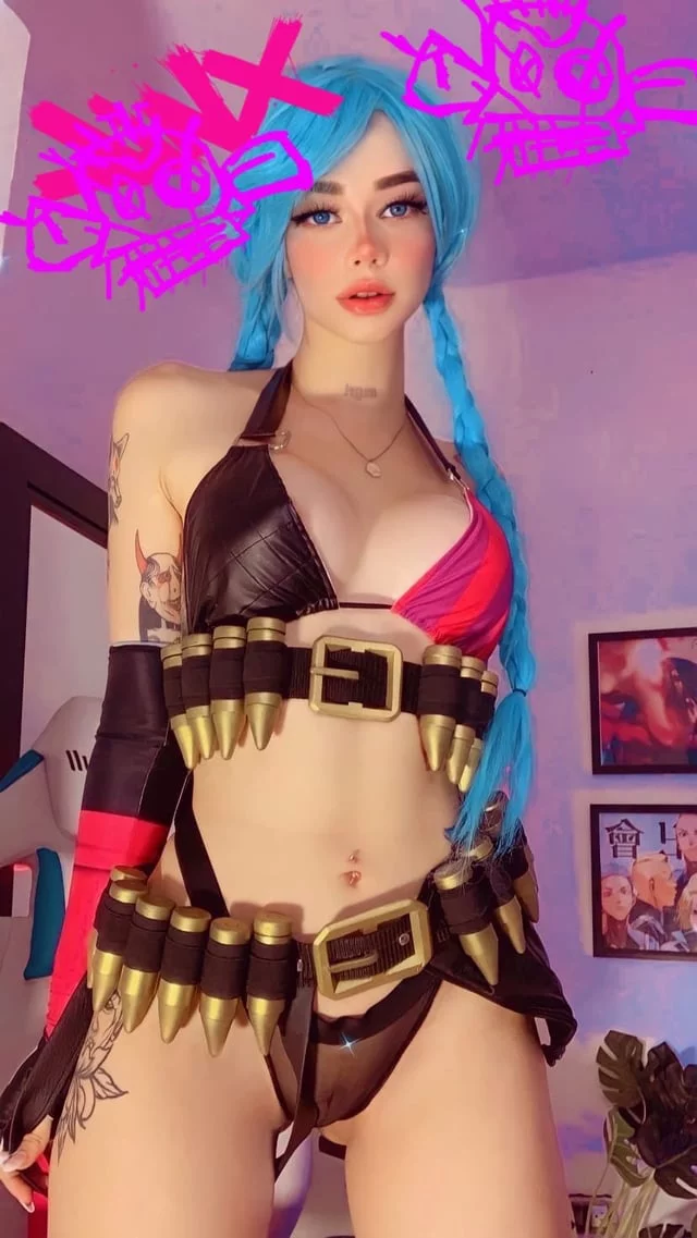 Jinx`s Brand New See-through Panties [League of Legends] by (Zackycha11)