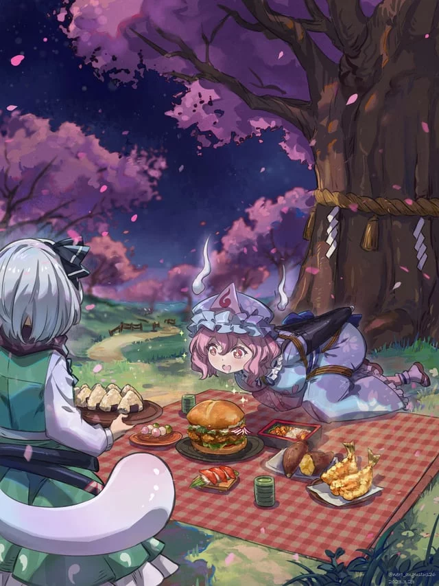Yuyuko's bondage picnic