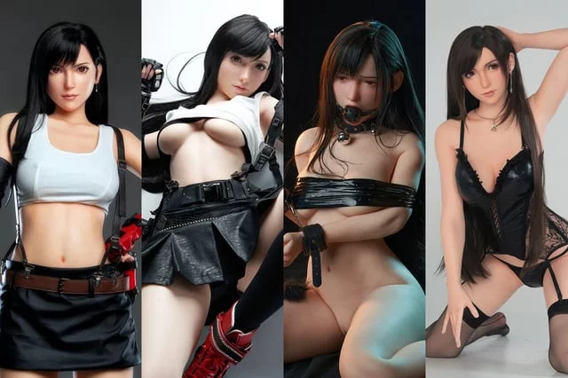 The 4 versions of the lifelike Tifa real doll. Vote for the best one pls! (Tifa Lockhart) [Final Fantasy 7 Remake]