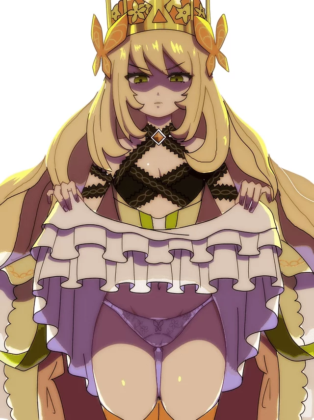 Celine Disgusted Skirt Lift [Fire Emblem Engage]