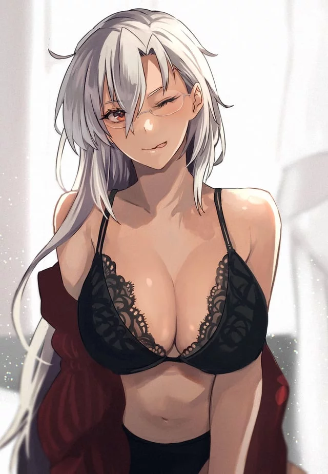 Musashi feeling cheeky [Kancolle]