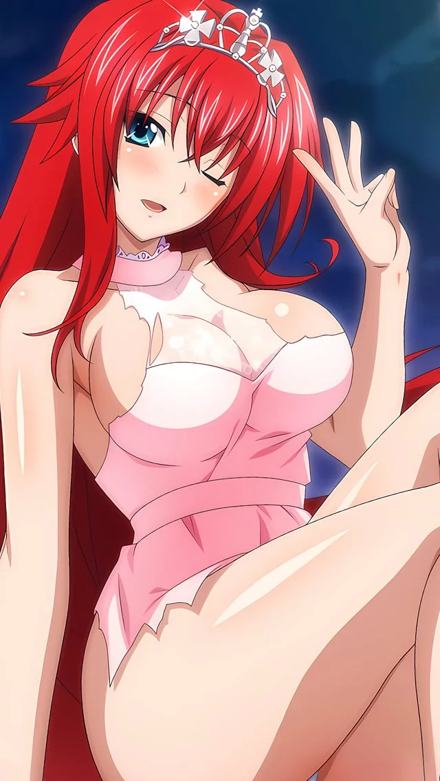 (Rias) is so hot. I love her sweet face and her curvy body. The other DxD girls are also too cute~