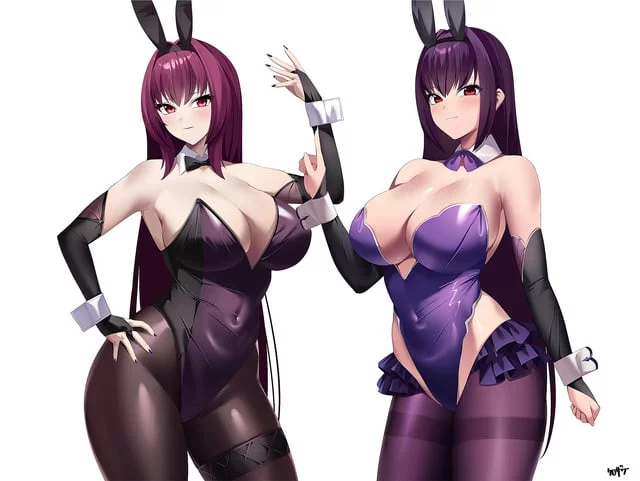 Scathach & Skadi Bunnysuits (Kurozawa Yui) [Fate/Grand Order]