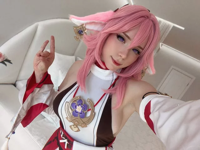 Yae Miko from Genshin Impact cosplay by me (SweetieFox)