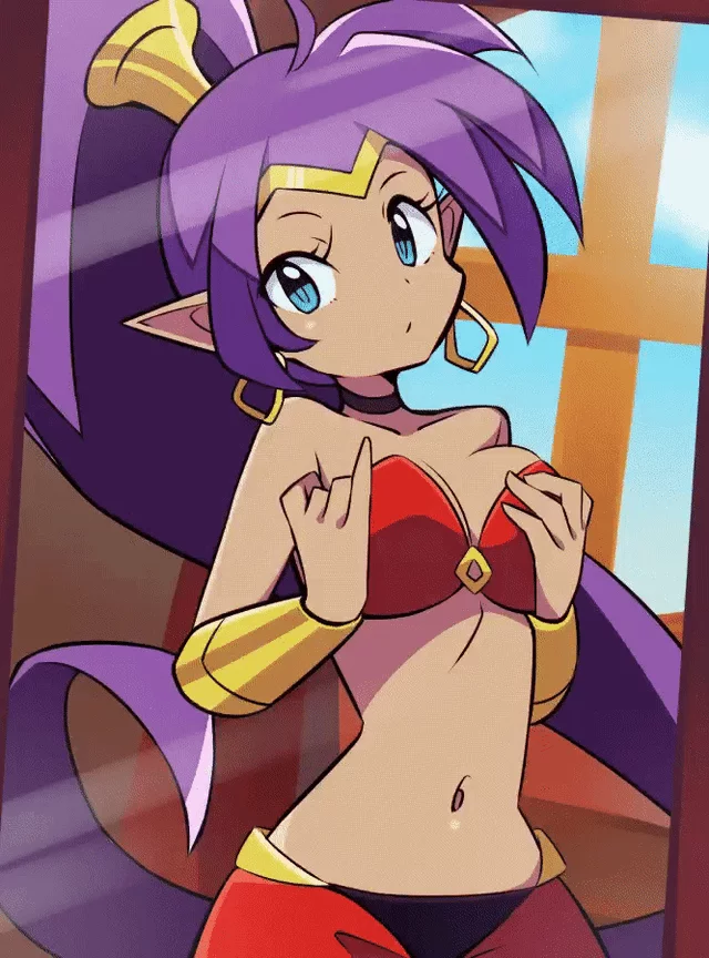 Silly shantae they're beautiful don't hide them