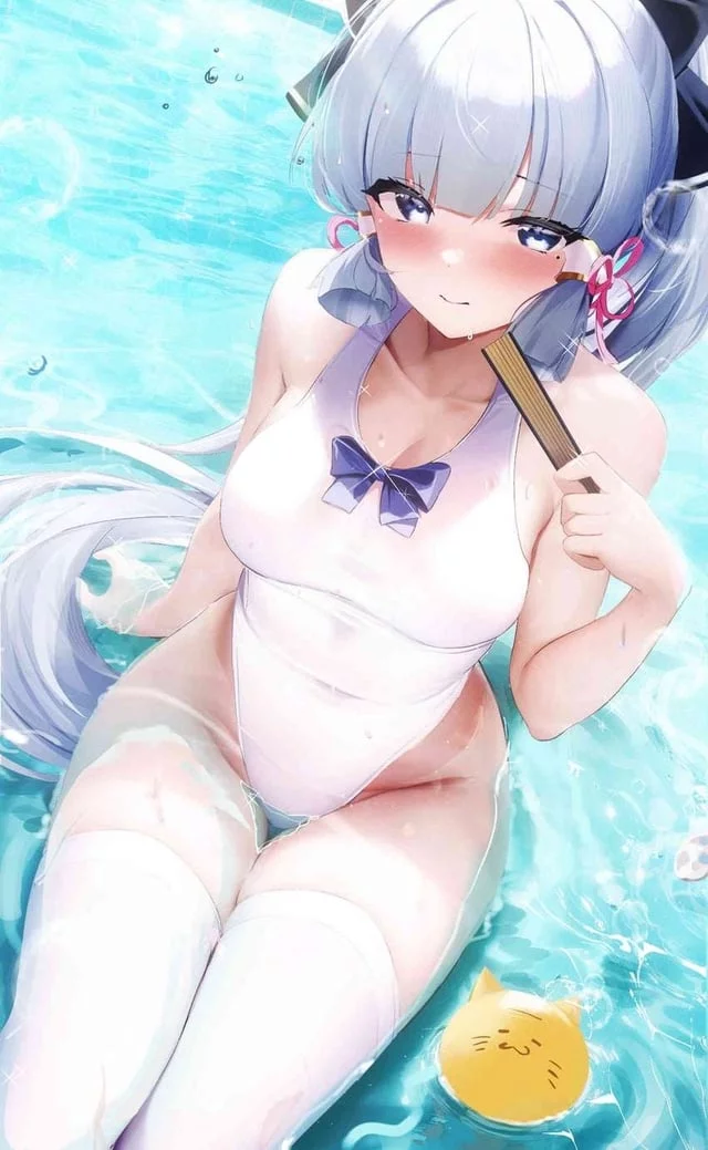 I want to have sex with (ayaka) so badly i'd do it with her even with her swimsuit on