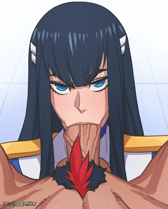Not sure why, but I get the idea that (Satsuki) is a total pro at blowjobs