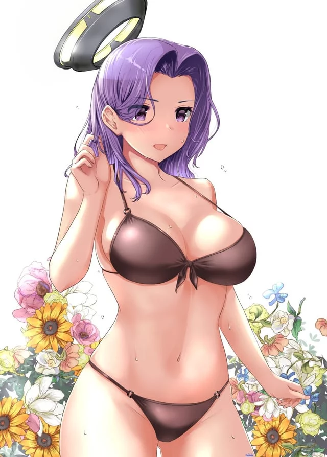 Tatsuta in a bed of flowers [Kancolle]