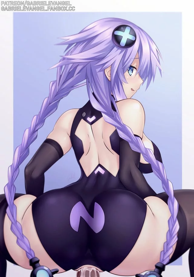 Purple Heart requires more followers, so she knows just how to do it! [Hyperdimension Neptunia] (ArkEvangel)