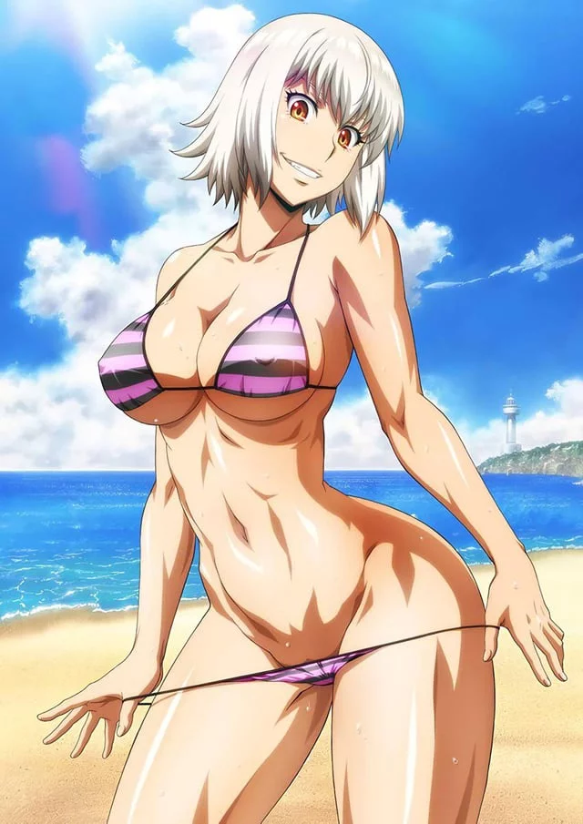 (Uzaki Hitomi) is definitely one of the sexiest characters in killing bites. I would be more than happy to fuck her in missionary and look deep into those eyes as I fuck her senseless and have her wrap her legs around me forcing me to cum in her
