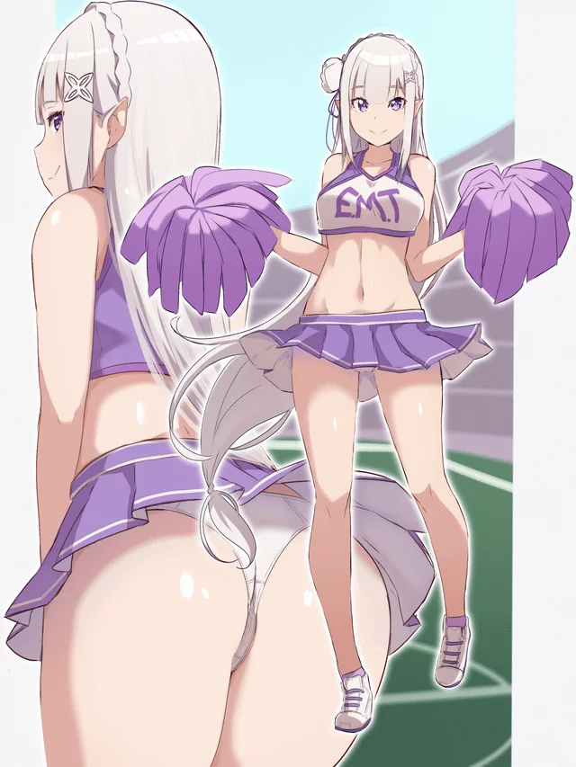 Emilia Cheering You! (Zerobarto) [RE:Zero]