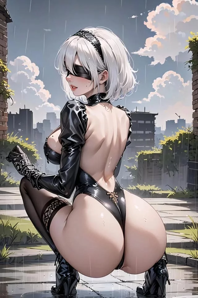 (2B) is the cake queen!