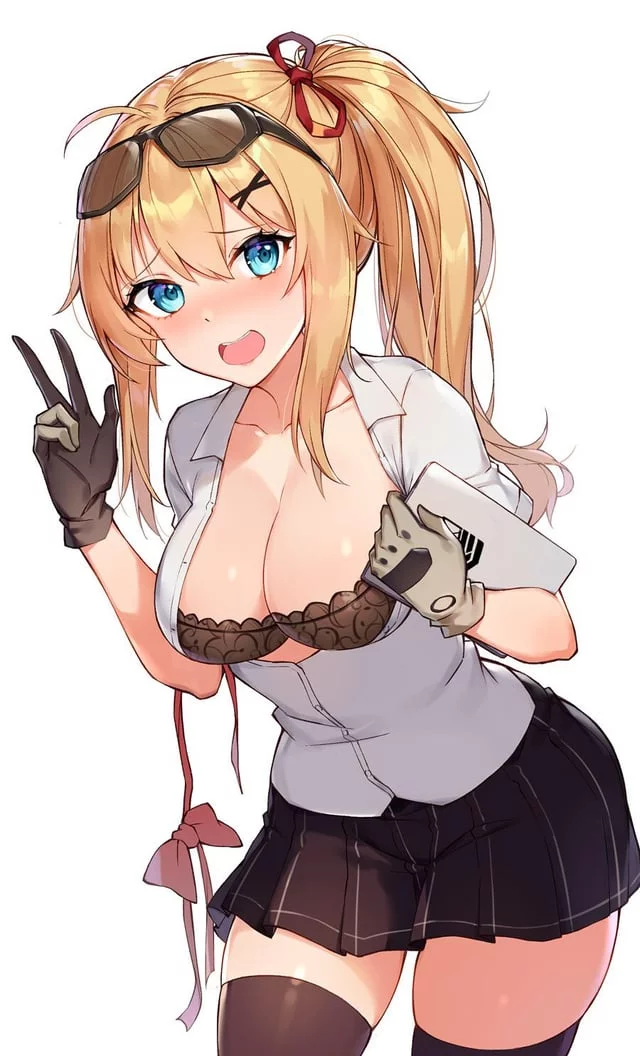 C-Commander, it's not that I don't appreciate the new uniform b-but... are you sure this is regulation?! (I really wanna be forced to wear such a lewd outfit at my job... especially if my job is full of rough men~)