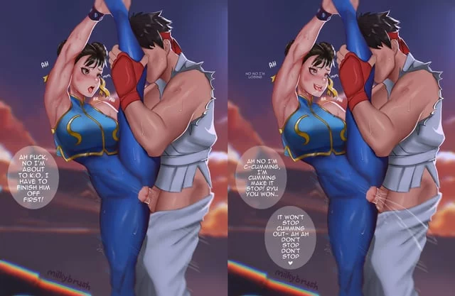 ChunLi gets a win win situation (milkybrush) [Street Fighter]