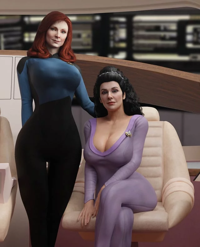 Deanna and Beverly (Batesz) [Star Trek]