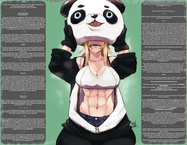 Your tomboyish girlfriend has a super annoying job as a mascot and uses you for stress relief. [Femdom] [Allusions to maledom] [Tomboy] [Ab licking] [Possessive] [Rough but loving]
