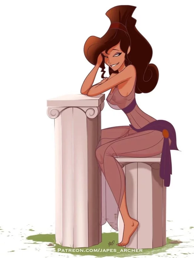 (Megara)'s sexy redhead body was begging for a fuck the whole of Hercules