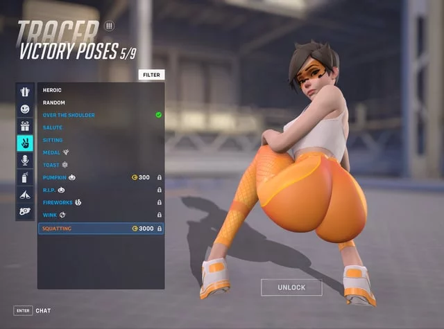 It's actually impossible to get tired of (Tracer)'s thicc arse cheeks!