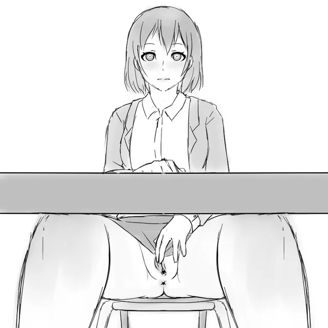 masturbation under the table