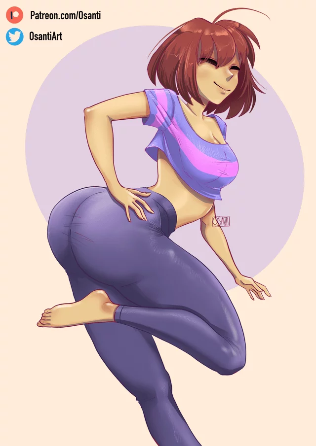 Frisk from [Undertale]! Commission done for a patreon supporters (Osanti)