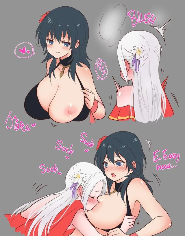 I-I didn't think she went so wild on my boobs~(Nagasawa)