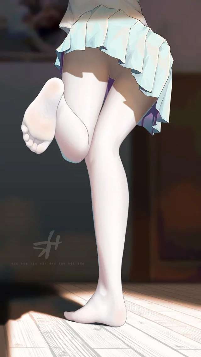 White pantyhose just hit different [Original] (by Wcks0774)