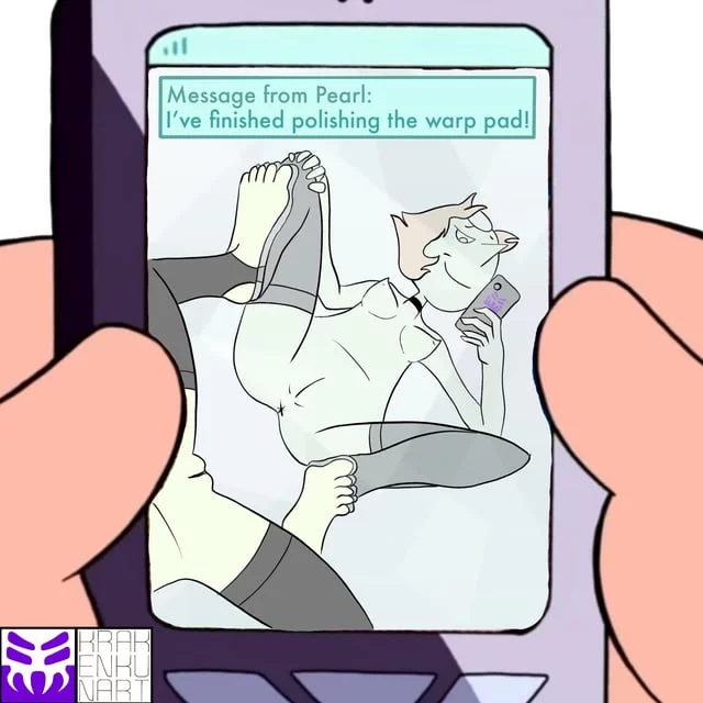 Pearl sends you a message (KrakenKun-Art) [Steven Universe]