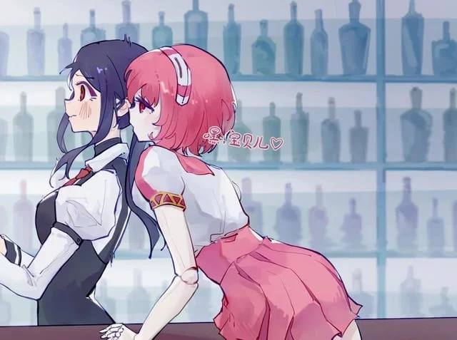 Flirting with the cute bartender after a long week~♡