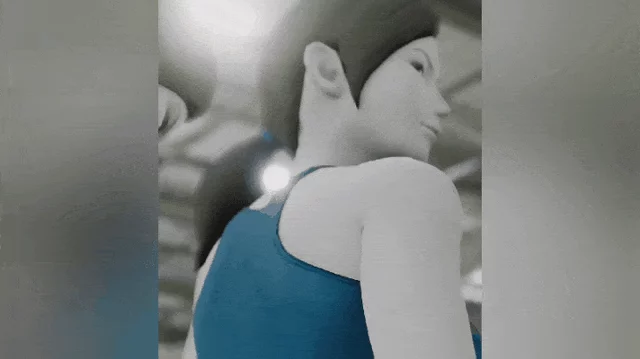 (Wii Fit Trainer) Shaking and twerking her Thick Fat Ass