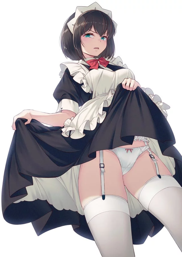 Disgusted Maid Itou Chitose Skirt Lift [Iya Pan]