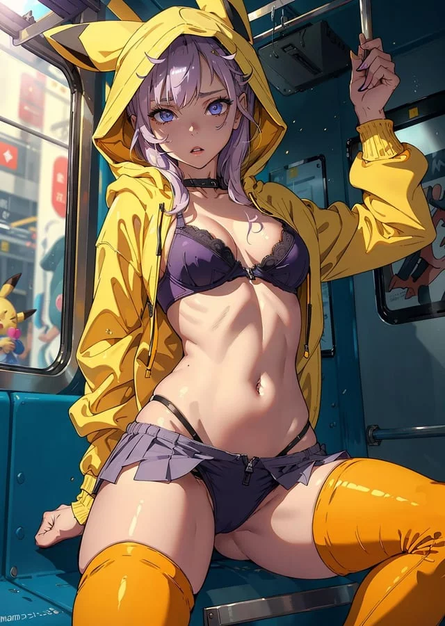 I want to be that one slut on the train that cosplays as pikachu on Halloween