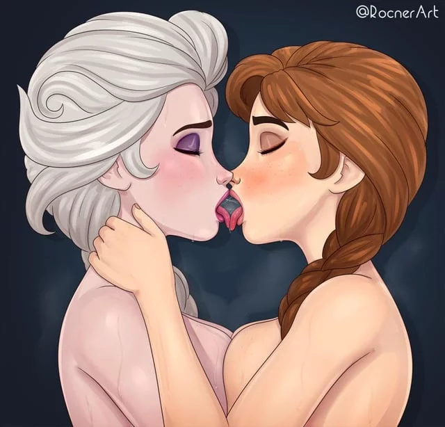 Anna and Elsa’s [Frozen] sisterly love (RocnerArt)
