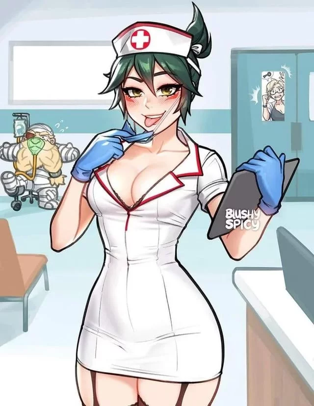 I would never leave the hospital if (Kiriko) was my nurse