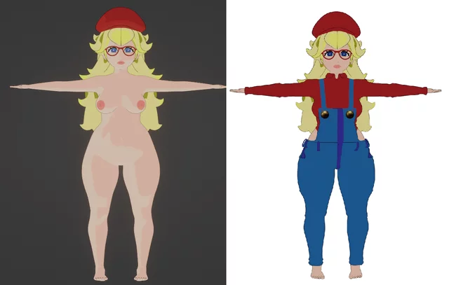 Princess peach mario cosplay (Made by me) [Mario] nsfw