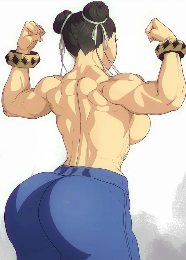 Chun-Li’s booty and buff back (yoracrab) [Street Fighter]