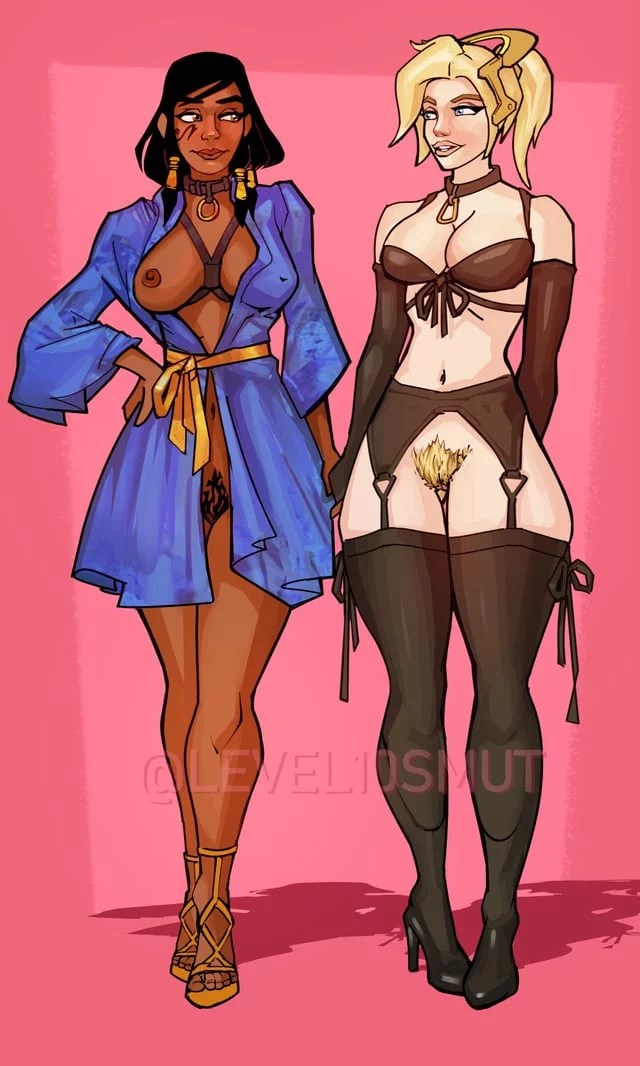 Pharmercy supremacy [Pharah, Mercy](level10smut) Who are you undressing first?