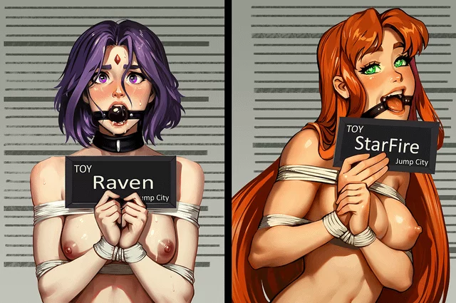 Raven and Starfire get arrested (SanePerson)