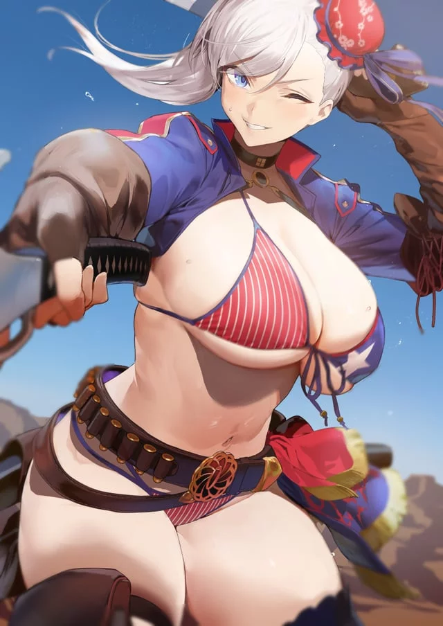 Summer USA Bikini Musashi (Ikuchan Kaoru) [Fate/Grand Order]