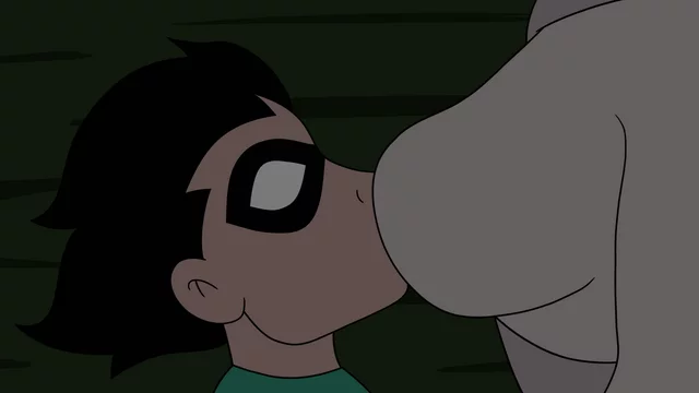 Robin Likes Raven's Booby (Ortus) [Teen Titans]