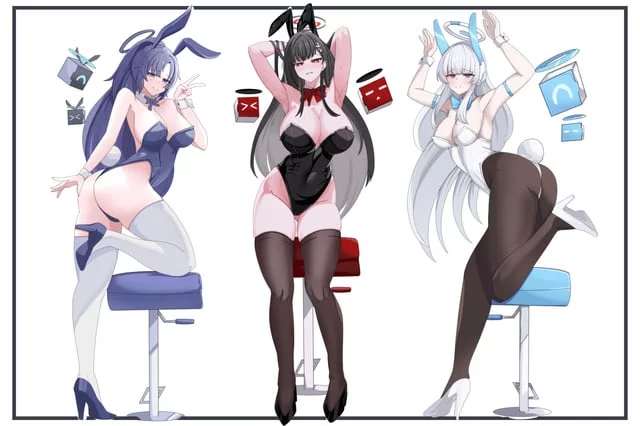 Bunny Rio, Yuuka, & Noa
